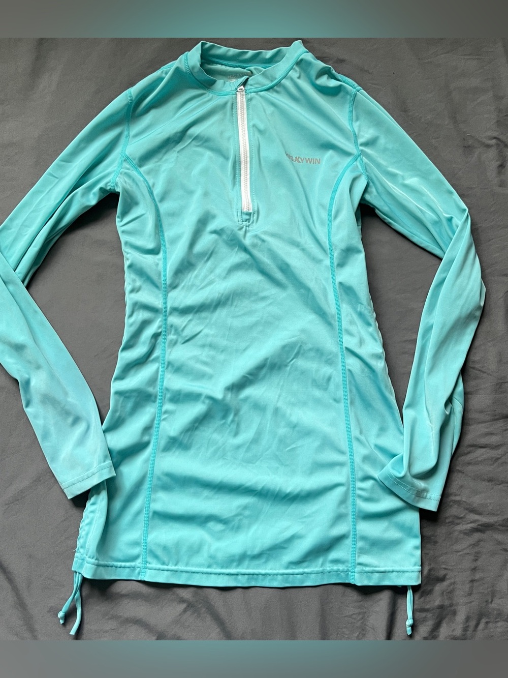 HISKYWIN Womens UPF 50+ Blue Sun Protection Long Sleeve Small And SHEIN skirt